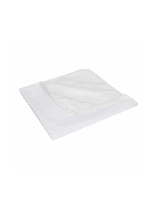 Qmini Cearșaf pentru bebeluși Pentru Patut Bumbac Mangekyu Alb 90x40buc