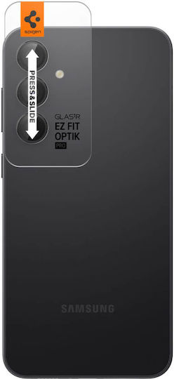 Spigen Optik Pro EZ Fit Προστασία Κάμερας Tempered Glass Μαύρο για το Galaxy S23 FE