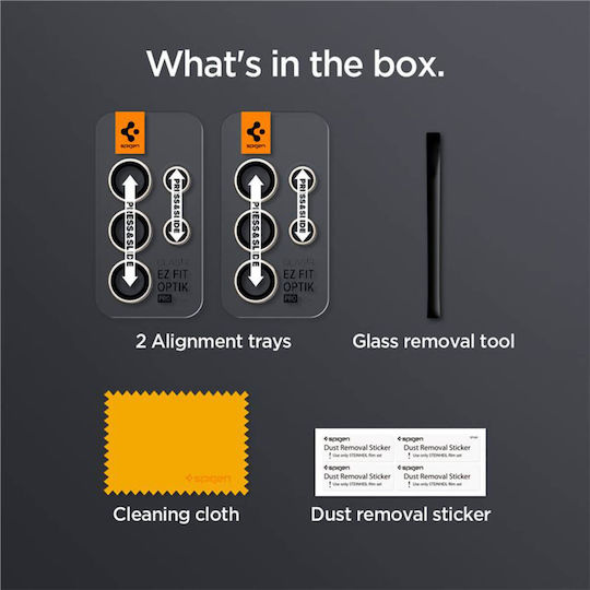 Spigen Optik Pro EZ Fit Camera Protection Tempered Glass Gray for the Samsung Galaxy S24 Ultra