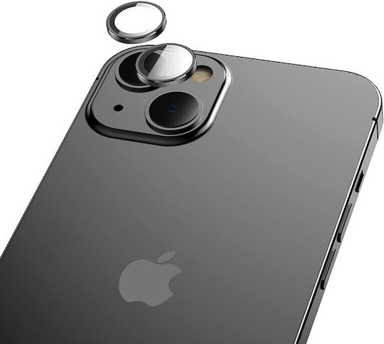 Hoco Camera Protection Metal Frame Black for the Apple iPhone 15 / iPhone 15 Plus