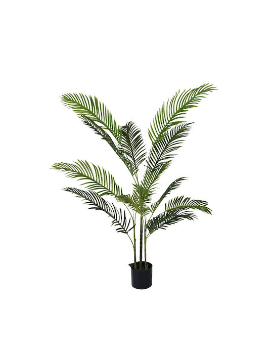 Inart Artificial Plant in Pot Areca Palm Areca Ii Green 150cm 1pcs