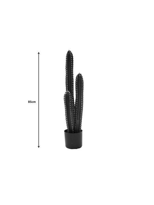 Künstliche Pflanze im Topf Kaktus Grün 85cm Inart