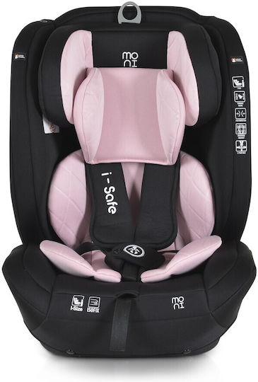 Moni Isafe Baby Car Seat i-Size with Isofix Pink 9-36 kg