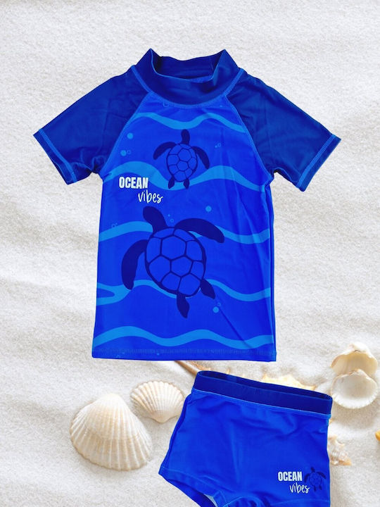 Stamion Kinder Badeanzug Bademoden-Set Blue Stamion Kinder Badeanzug Bademoden-Set Blue