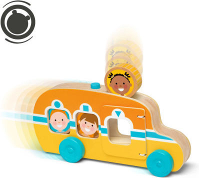 Melissa & Doug Vehicul din Lemn pentru 12++ Luni