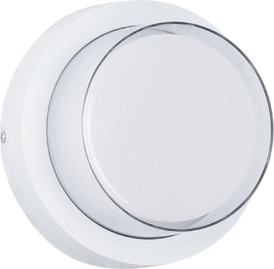 GloboStar Nexus Επιτοίχια Εξωτερική Πλαφονιέρα LED IP65 10W με Φυσικό Λευκό Φως 17x17x9εκ.