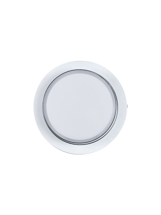 GloboStar Nexus Επιτοίχια Εξωτερική Πλαφονιέρα LED IP65 10W με Φυσικό Λευκό Φως 17x17x9εκ.