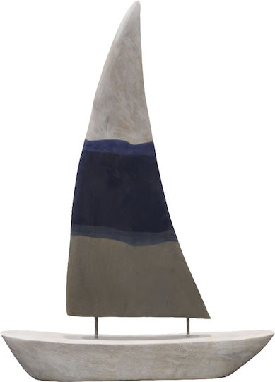 Inart Διακοσμητικό Καράβι Μεταλλικό 40.5x5x57.5cm