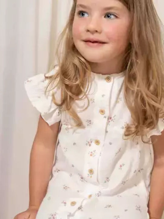 Kinderkleid Kurzärmelig White