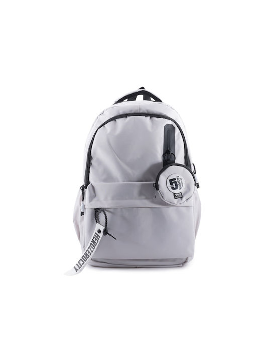 Love4shoes Men's Backpack Gray