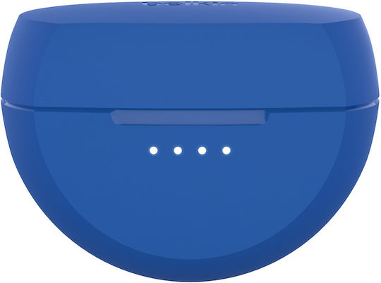 Belkin SoundForm Nano 2 In-ear Bluetooth Handsfree Ακουστικά με Αντοχή στον Ιδρώτα και Θήκη Φόρτισης Μπλε