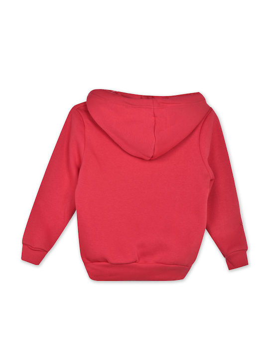 BodyTalk Kinder Sweatshirt mit Kapuze und Taschen Red