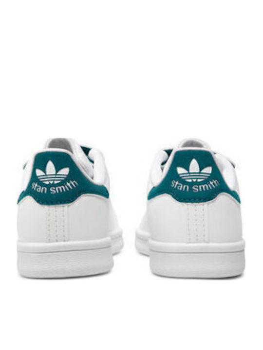 Stan Smith Cf C Παιδικά Sneakers με Σκρατς Λευκά