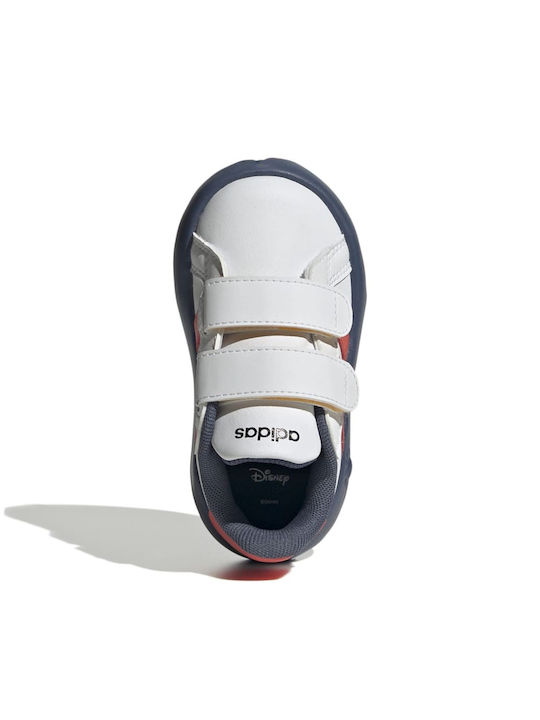 Adidas Kids Sneakers with Scratch White