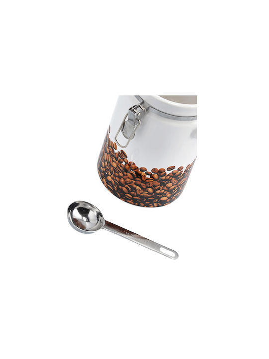 Zeller Vază Pentru Cafea Cu Plută Ceramică Maro 1100ml