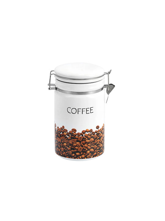 Zeller Vază Pentru Cafea Cu Plută Ceramică Maro 1100ml