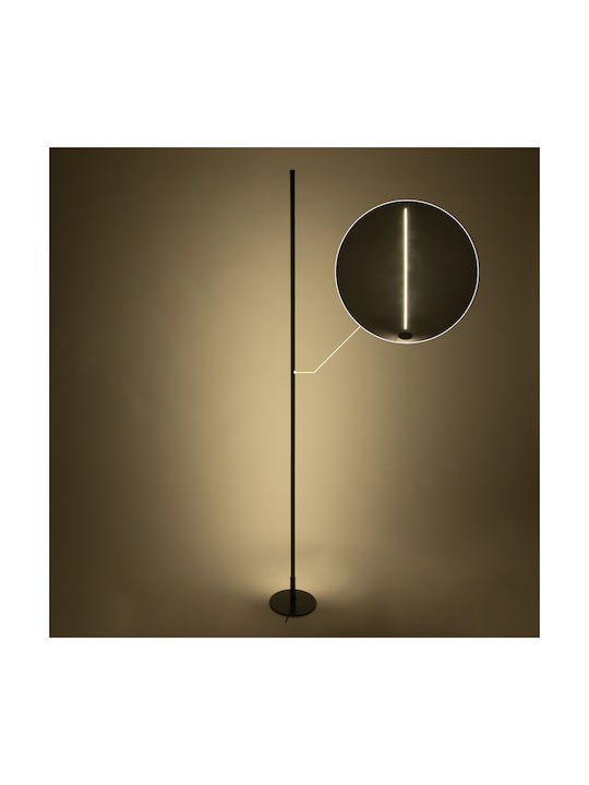 GloboStar Daluma LED Floor Lamp H160xW18cm. with Adjustable White Light 2640lm Black