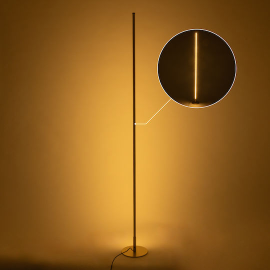 GloboStar Daluma LED Floor Lamp H160xW18cm. with Adjustable White Light 2640lm Gold
