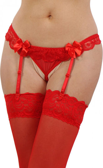 Soiemio Strumpfhalter Rot