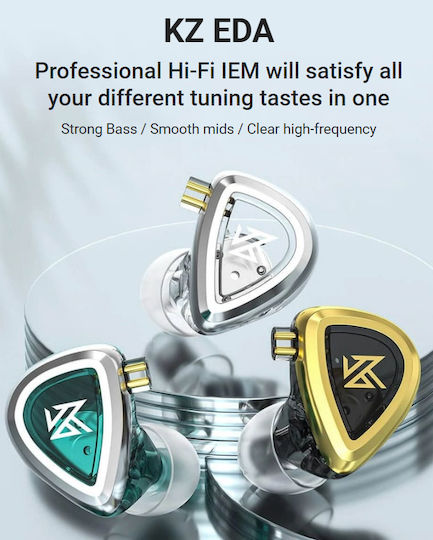 KZ In-ear headphones In Ear Eda 3-in-1 Set Multicolored