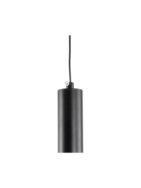 GloboStar ZANE Black LED Pendant Ceiling Light with Warm to Cool White Light 15x20x20cm