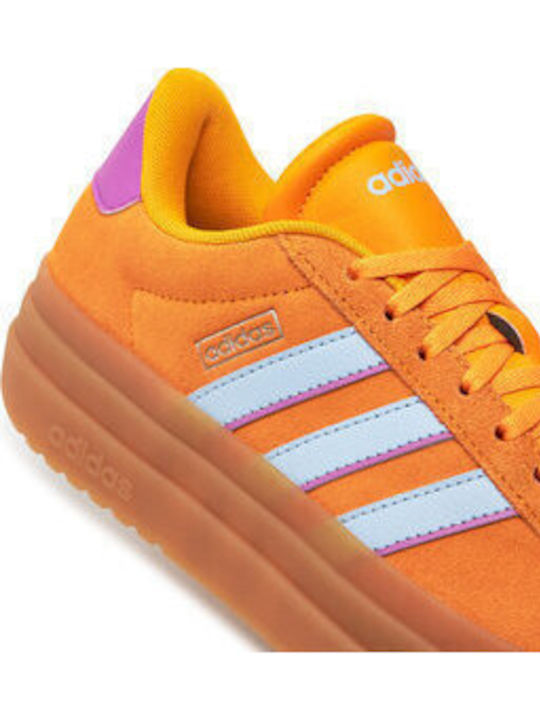 Vl Court Bold Flatforms Sneakers Orange