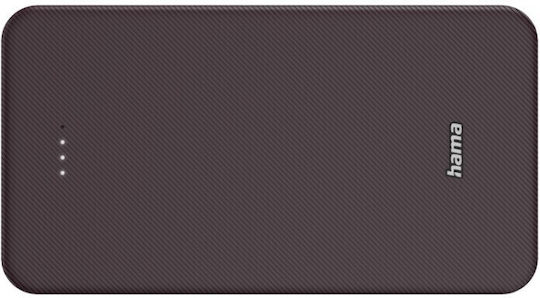 HAMA Colour 20 Power Bank 20000mAh with USB-A Port and USB-C Port Plum