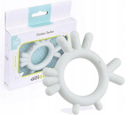 GiliGums Teething Ring made of Silicone for 3 m+ 1pcs