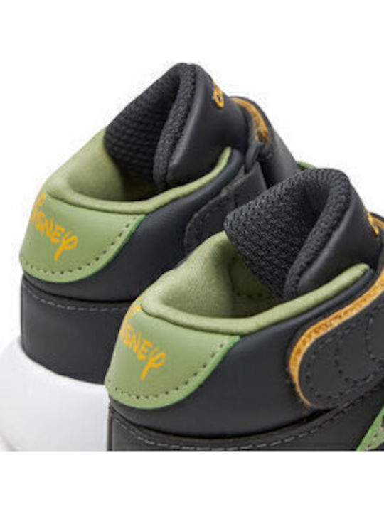 Grand Court GRAND COURT Kinder Sneakers Hoch mit Klettverschluss Schwarz
