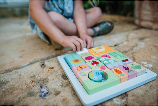 Wooden Kids Puzzle Pegged for 3+ Years 18 Pieces Orange Tree Toys
