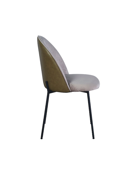 Cosmo Stühle Speisesaal Beige 2Stück 54.5x49x49cm