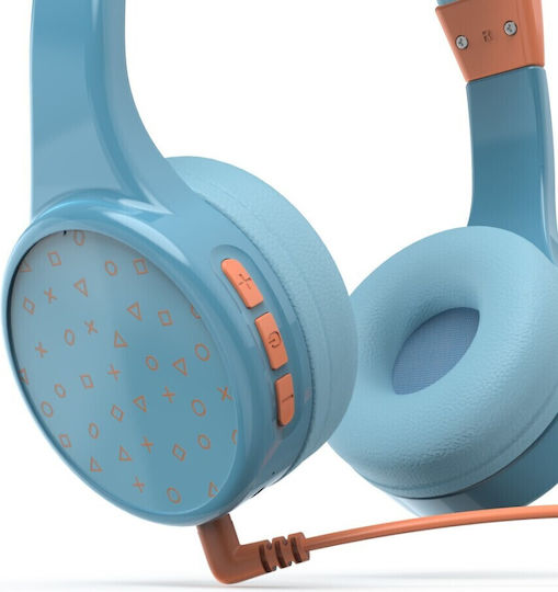 HAMA 184111 Drahtlos Auf dem Ohr Multimedia-Headsets mit Mikrofon und Verbindung Bluetooth in Blau Farbe