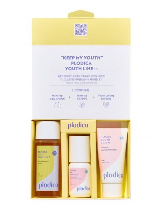 Kolmar Plodica Full Day Youth Kit Hautpflegeset für Anti-Aging 3Stück
