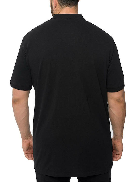 Paperinos Herren Kurzarmshirt Polo Schwarz