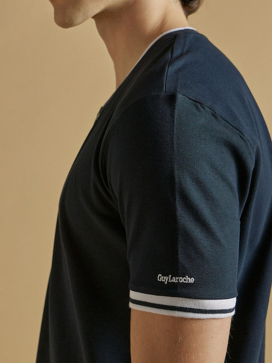 Polo Blouse Navy Blue