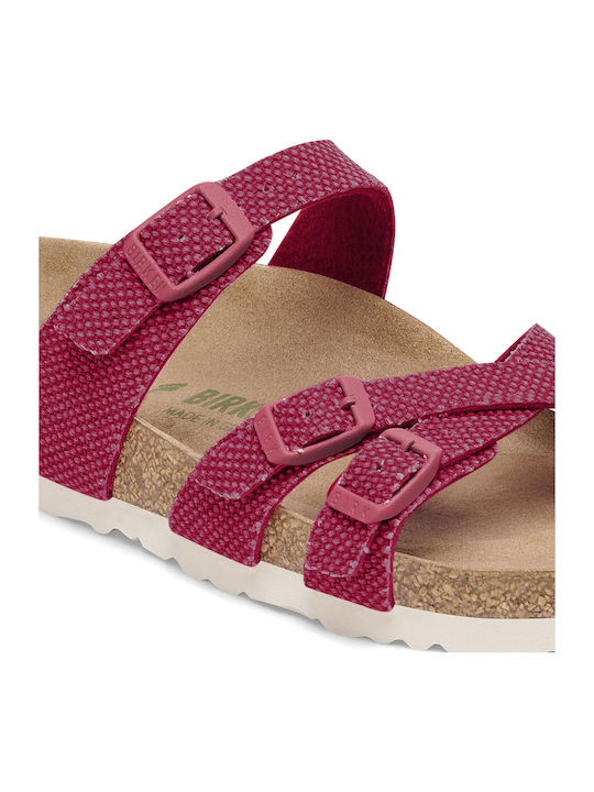 Franca Flache Sandalen für Damen in Fuchsie Farbe