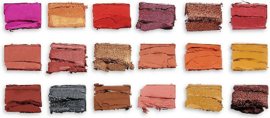 Revolution Beauty I Heart Revolution Eye Shadow Palette in Solid Form Chilli 22gr