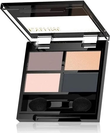 Eveline Quattro Palette with Eye Shadows in Pressed Powder Form 3.2g