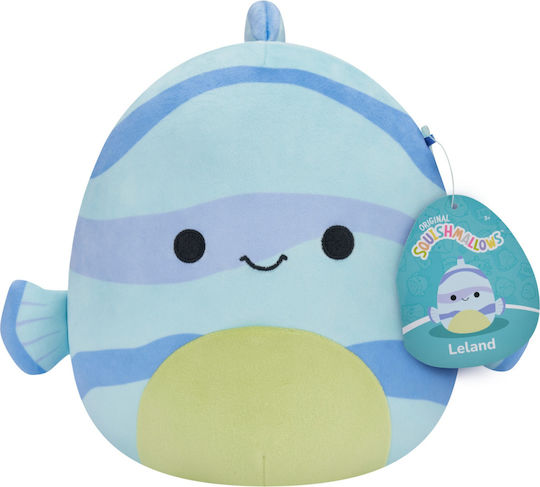 Jazwares Plush Squishmallows The Blue Striped Fish Leland For 3+ Years 19 cm