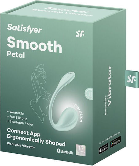 Satisfyer Smooth Petal Vibrator für Paare mit Fernbedienung Grün