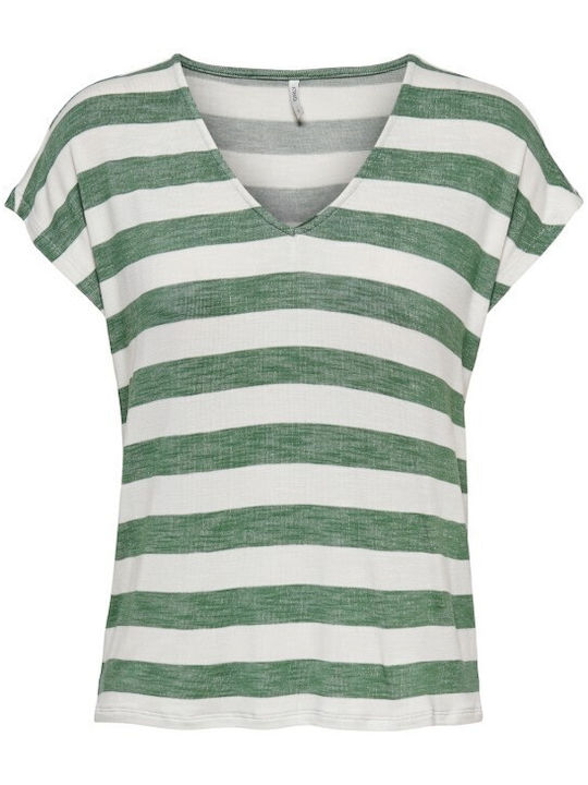 Only 15252103 Damen T-Shirt Chinois Green