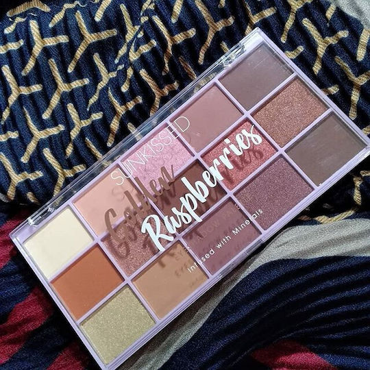 Sunkissed 15 Shades Eyeshadow Palette Παλέτα με Σκιές Ματιών σε Στερεή Μορφή 25.5gr