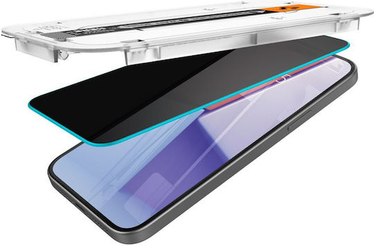 Spigen Glass Privacy Tempered Glass (iPhone 15 Pro Max)