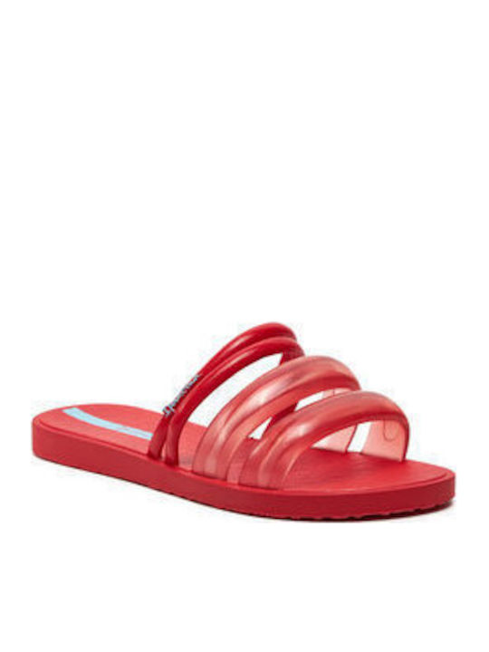 Puffer Slide Șlapi în Culoare Roșie