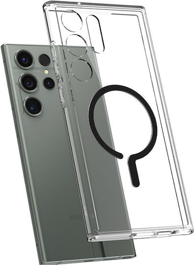Spigen Ultra Hybrid Onetap Задна корица Пластмаса 2мм Черен (Galaxy S23 Ultra)