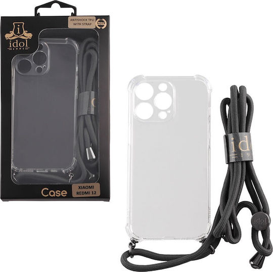 Idol 1991 Umschlag Rückseite Silikon mit Band Transparent (Redmi 12 4G / Redmi 12 5G)