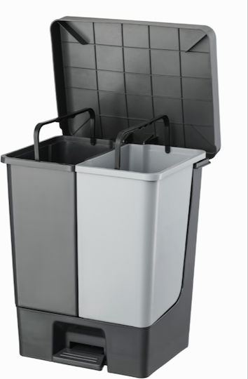 Planet Recycling Plastic Waste Bin 2x25lt