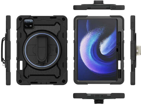 Tech-Protect SOLID360 Задна Корица Издръжлива Черна (Xiaomi Pad 6)