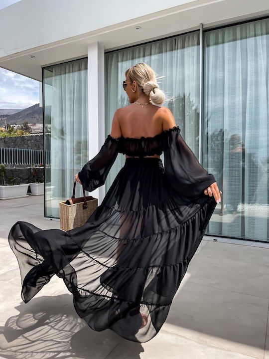 Woman's Fashion Dress All Day Black