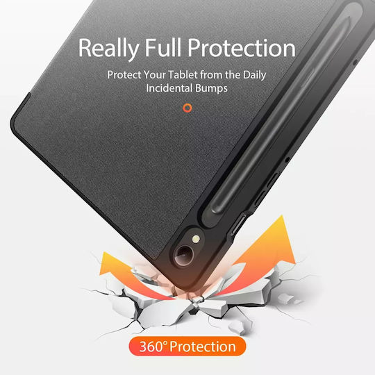 Dux Ducis Domo Flip Cover Μαύρη (Galaxy Tab S9)